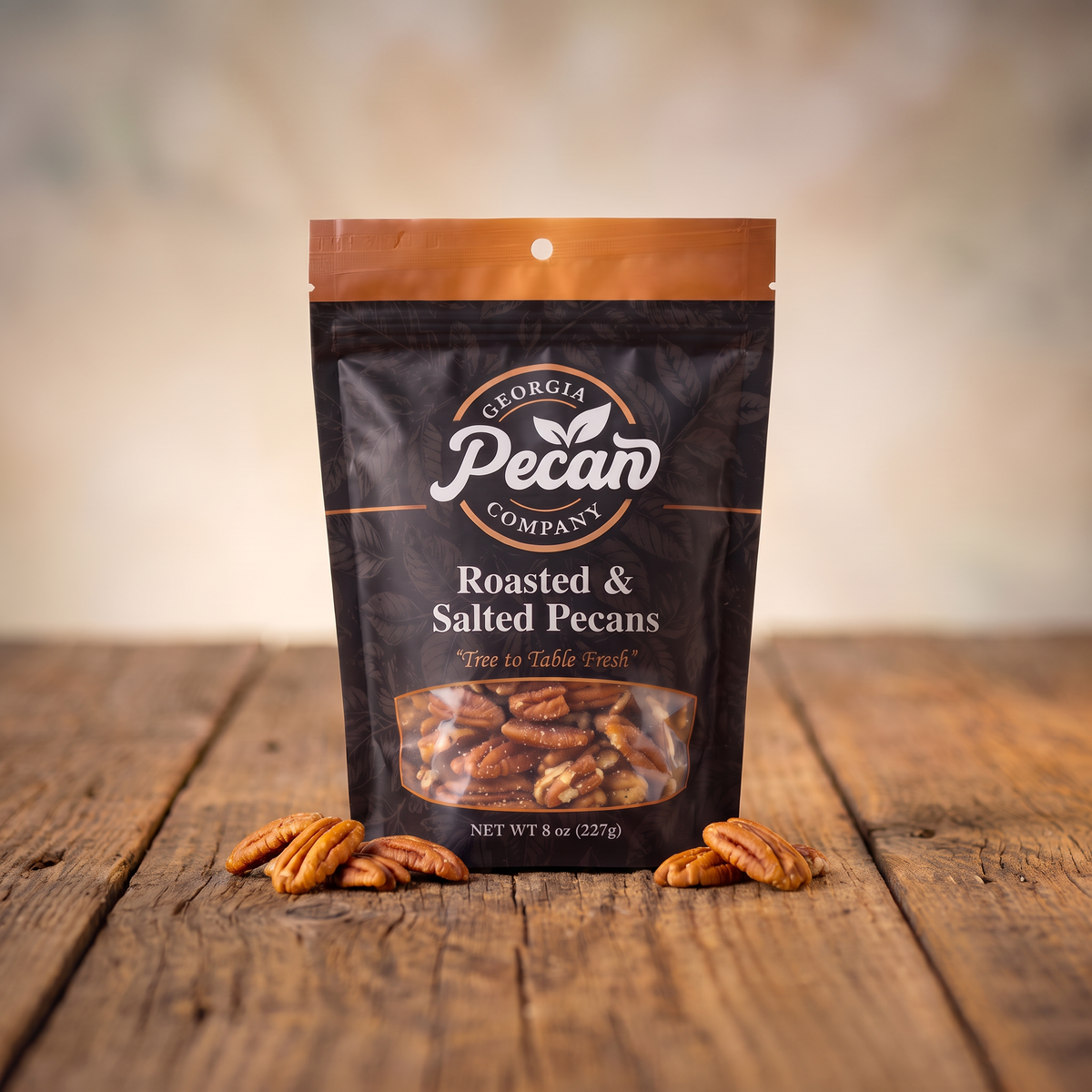 Pre Order! 8oz Roasted and Salted Pecans